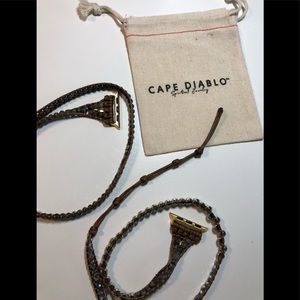 Beaded wrap bracelet for Apple Watch, only worn once!